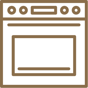 Oven. Illustration