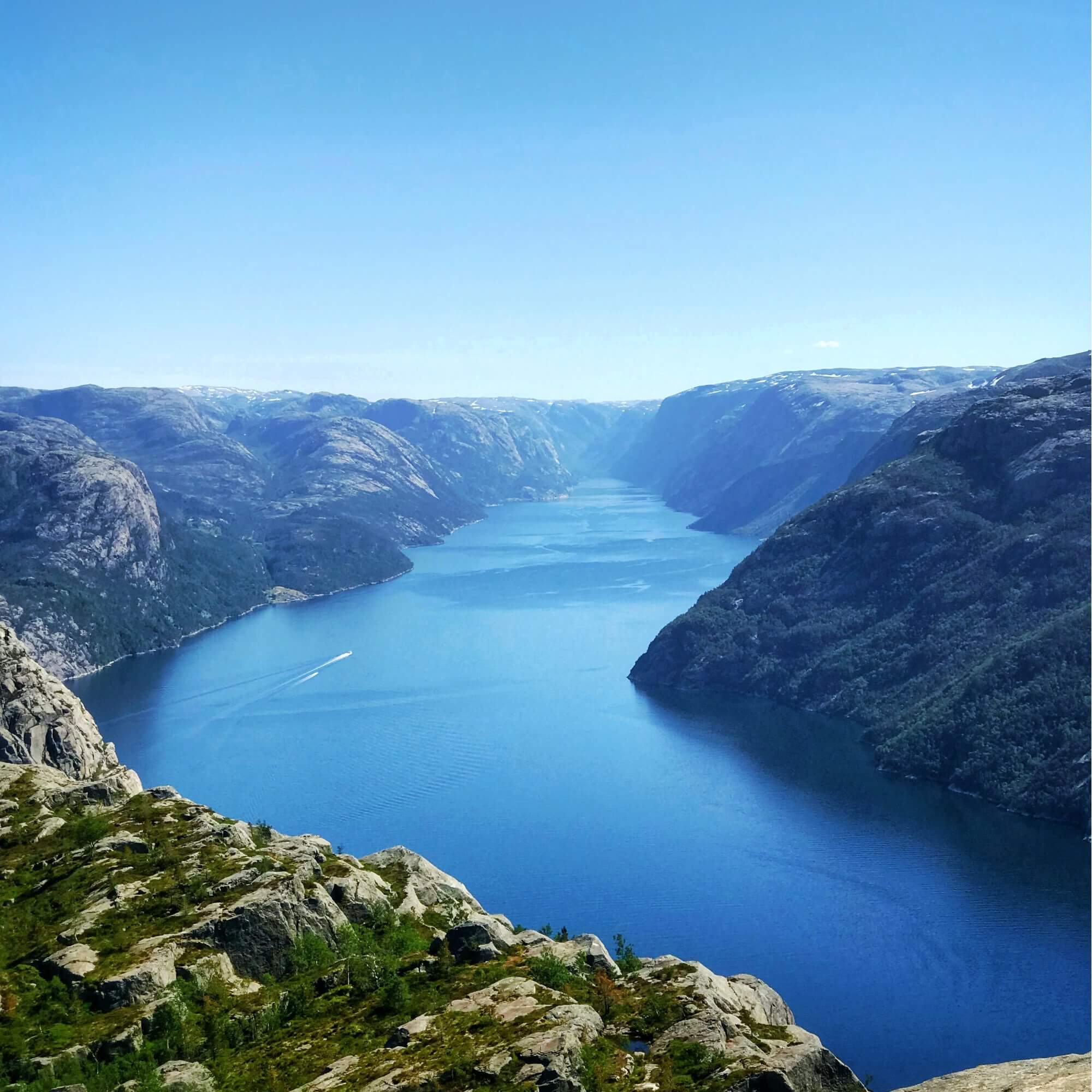 Der Lysefjord bei Stavanger